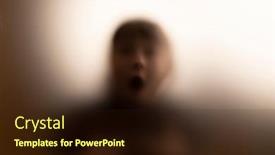  Presentation with horror - Slides having horror-ghost-woman-behind background and a wine colored foreground