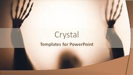  Presentation with grim reaper - Presentation theme featuring horror-skeleton-or-grim-reaper background and a cream colored foreground