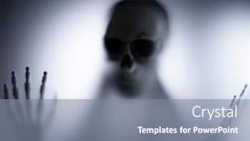  Presentation with grim reaper - Slide deck consisting of horror-skeleton-or-grim-reaper background and a gray colored foreground