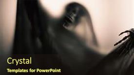  Presentation with grim reaper - Theme with horror-skeleton-or-grim-reaper background and a wine colored foreground