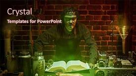  Presentation with horror movie - Slide set having horror-thriller-movie-a-medieval and a wine colored foreground