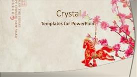  Presentation with chinese new year lunar - Slide deck having horse 2014 is year background and a lemonade colored foreground