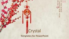  Presentation with lunar new year - Presentation design with necessary thing for making beautiful background and a soft green colored foreground.