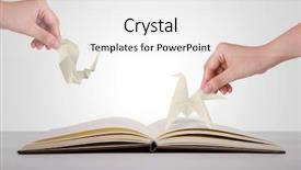  Presentation with holy quran old book - Presentation design consisting of army boots - one black dirty winter man background and a light gray colored foreground.