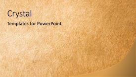  Presentation with animal cow - Cool new PPT theme with horse cow - brown animal fur texture backdrop and a lemonade colored foreground