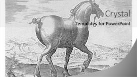  Presentation with anonymous - PPT layouts featuring horse-from-saxony-anonymous background and a light gray colored foreground