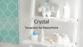  Presentation with accessories - PPT theme having horse funny - shelves with toys and baby background and a light gray colored foreground