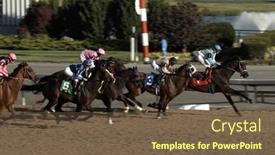  Presentation with horse racing - 