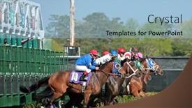  Presentation with horse racing - 
