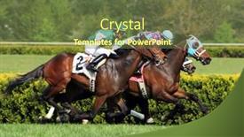 Presentation with horse racing - Slides enhanced with horse-racing background and a tawny brown colored foreground