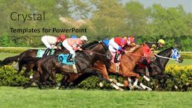  Presentation with horse racing - 