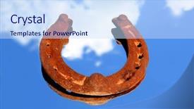  Presentation with old guns - Cool new presentation with horse shoes lucky charm - old horseshoe backdrop and a  colored foreground