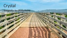  Presentation with cowboy - Amazing slide set having horse trails - multi-use recreational cowboy trail backdrop and a light blue colored foreground