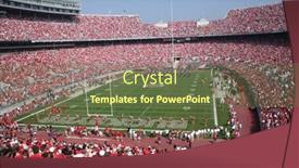  Presentation with washington state ferries - Theme having oil rig silhouettes over orange background and a gray colored foreground.