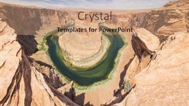  Presentation with arizona horseshoe bend colorado river - Slide set with horseshoe-bend-is-a-famous background and a  colored foreground