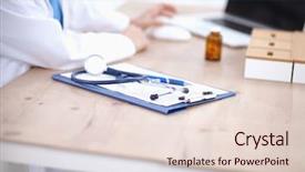  Presentation with trainee nurse sitting by female - Cool new PPT theme with young couple with laptop and tablet computer near color wall internet shopping concept backdrop and a gray colored foreground