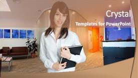  Presentation with medical wounds - Audience pleasing slides consisting of hospital administration - reassuring medical professional backdrop and a coral colored foreground