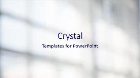  Presentation with abstract business - Colorful slide set enhanced with hospital blurred - abstract blur modern business office backdrop and a sky blue colored foreground