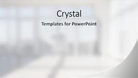  Presentation with light - PPT theme with hospital design - background of blurred white empty background and a white colored foreground