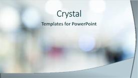  Presentation with hospital buildings - PPT theme with hospital design - blur buildings in the city background and a sky blue colored foreground