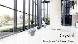  Presentation with elegant - Amazing theme having hospital design - elegant stools and table backdrop and a white colored foreground