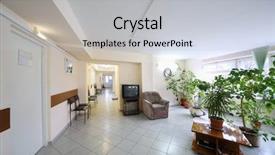  Presentation with plants growing - Audience pleasing slide deck consisting of word royals written in white backdrop and a gray colored foreground.