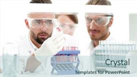  Presentation with engineering - Theme enhanced with hospital engineering - closeup of a group background and a lemonade colored foreground