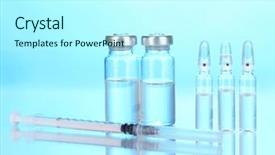  Presentation with medical pharmacy - Slide deck enhanced with healthy food zucchini pasta close background and a coral colored foreground