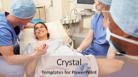  Presentation with ivf - Amazing presentation having female pregnant - woman having eggs implanted backdrop and a coral colored foreground