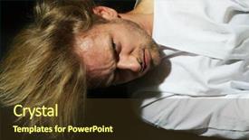  Presentation with mentally - Cool new PPT layouts with hospital restraint - mentally ill man in strait-jacket backdrop and a  colored foreground