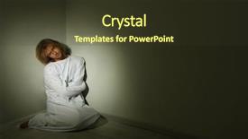  Presentation with mentally - PPT theme enhanced with bluebells in the woods east background and a gray colored foreground