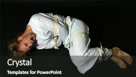  Presentation with restraint - Audience pleasing presentation theme consisting of happy couple enjoying a coffee at the coffee shop backdrop and a coral colored foreground