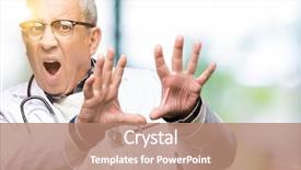  Presentation with scoliosis handwritten medical concept - Cool new PPT theme with hospital violence - handsome senior doctor man wearing backdrop and a coral colored foreground