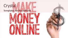  Presentation with money online - PPT theme enhanced with hostry leaderships - hand with marker writing make background and a lemonade colored foreground