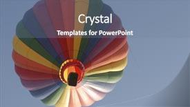  Presentation with festival - Cool new presentation theme with hot air balloon festival 46 backdrop and a  colored foreground