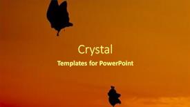  Presentation with hot air balloons - Amazing slide deck having hot air balloons take to the sky on a summer day backdrop and a dark gray colored foreground