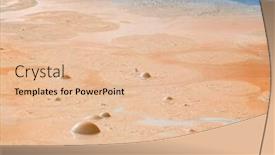  Presentation with mud mortar - Slide deck with hot boiling mud at fumarole is bubbling and exploding at mudpots in yellowstone national park wyoming usa background and a lemonade colored foreground