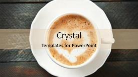  Presentation with for black women heart disease - Audience pleasing PPT theme consisting of hot cappuccino with cream heart backdrop and a  colored foreground