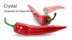  Presentation with hot pink white - Audience pleasing presentation consisting of hot chili pepper on white backdrop and a white colored foreground