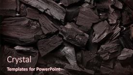  Presentation with food grill - Audience pleasing presentation design consisting of hot-coal-barbecue-grill-backdrop backdrop and a wine colored foreground