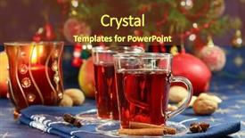  Presentation with cookies christmas - Audience pleasing slides consisting of hot drink with christmas cookies backdrop and a tawny brown colored foreground