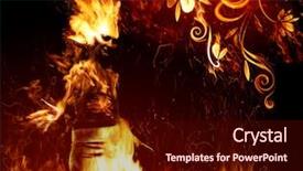  Presentation with sambal hot sauce - Slide deck having hot girl background and a wine colored foreground