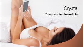  Presentation with sexy - Slides enhanced with hot girls - sexy beautiful woman background and a white colored foreground