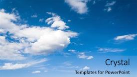  Presentation with fuzzy - PPT theme with gale - fuzzy air cloudscape divine background and a light blue colored foreground