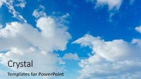  Presentation with skies - Slide deck featuring god environment cloudy sky - sunshine happiness idyllic wallpaper skies background and a light blue colored foreground