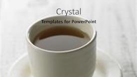  Presentation with hot tea - Slides enhanced with hot-green-tea background and a  colored foreground