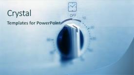  Presentation with time - Slide set enhanced with hot house - close up shot of oven background and a sky blue colored foreground