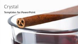  Presentation with mulled wine - PPT layouts with hot-mulled-wine-isolated background and a white colored foreground