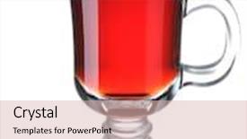  Presentation with mulled wine - Slides enhanced with hot mulled wine isolated background and a lemonade colored foreground