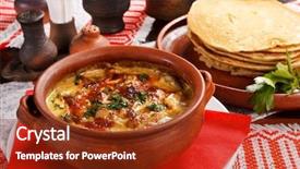  Presentation with hot sauce - Amazing PPT layouts having hot pot - pancakes with sauce national belorussian backdrop and a  colored foreground